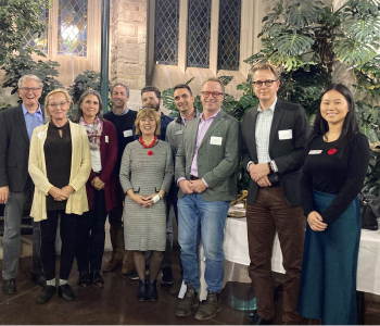 Image of Western President and Poli Sci Faculty